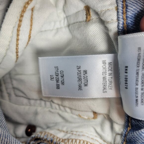 Citizens of Humanity Loli Mid Rise Baggy Jeans Palazzo Medium Wash Size 26 Waist - Picture 10 of 15